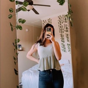 mint green target top